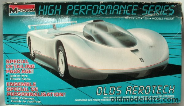 Monogram 1/24 Oldsmobile Aerotech 'High Performance' Issue, 2901 plastic model kit